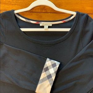Burberry 3/4 sleeve knit top